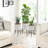3-Piece Set Distressed Standing Metal Pot Planter