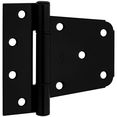 Charnière de porte simple décalée H 3,5 po x l 3,5 po