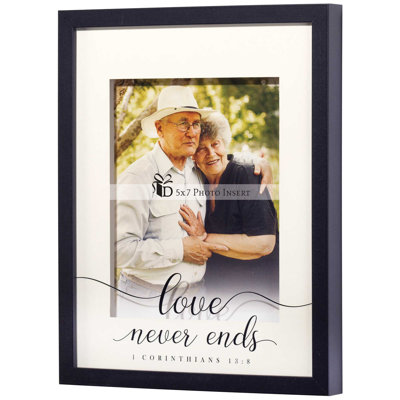 Samanvi Black Picture Frame with Mat