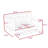 Full-Size Daybed with Built-in Storage, Desk, LED Lighting, and Charging Station-478221882