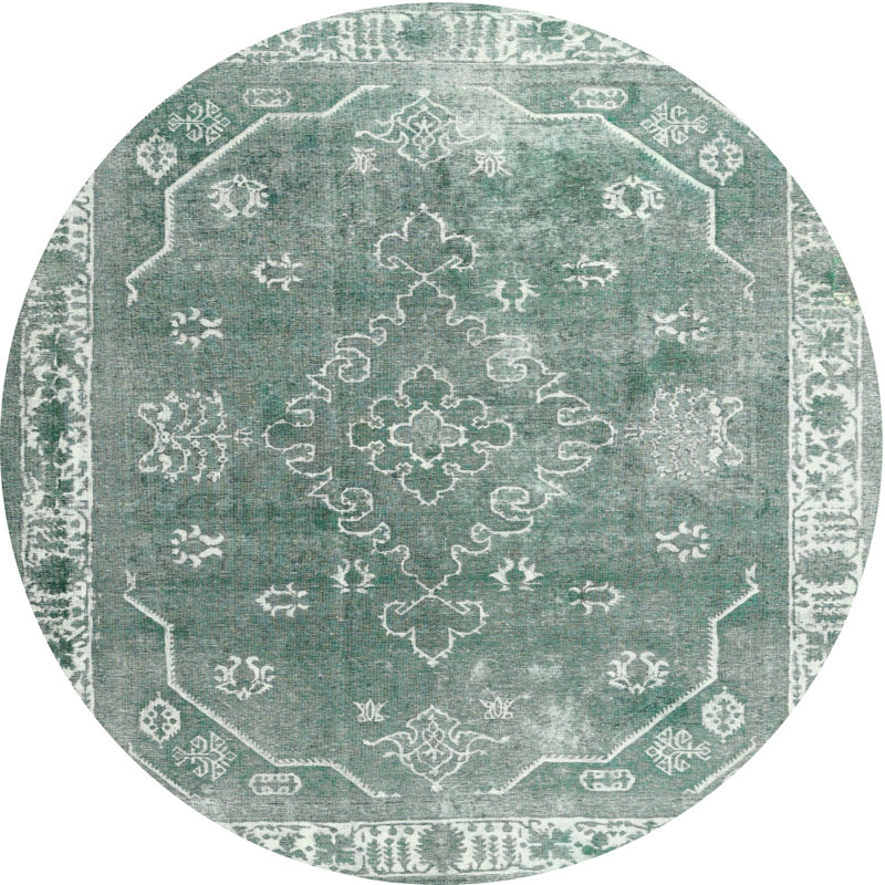 Oriental Indoor Rug, Round 5'