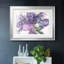 Lavande florale Splendor II - encadrée, impression encadrée avec biseau mat et verre-673512944-673512947