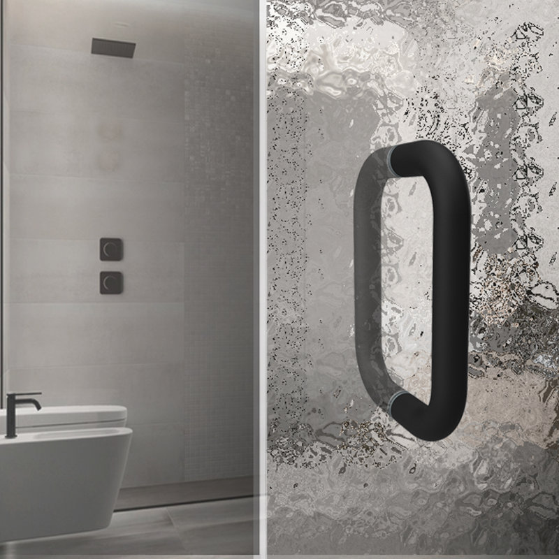 Shower Door Handle, Matte Black