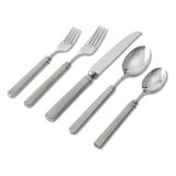 Gabriella 5 Piece 18/10 Stainless Steel Flatware Set, Service for 1