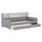 Twin Size Upholstered Platform Bed With Storage And Drawers-106358448