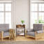 Table de chevet Noell en brun