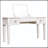 Mirrored Vanities Desk With Drawers, Bedroom Makeup Vanity Table Set With Mirror And Stool, Flip Up Dressing Table For Bedroom/Makeup Room, Working Desk For Furniture Combo-1181169301