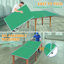 Plateau de table de tennis de table pliable et portatif de taille moyenne 8 pieds vert pour jeux de société, plateau de table-1154348097-1154348096
