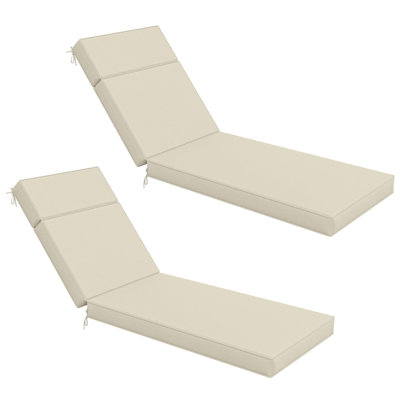 Wynee Outdoor 4'' Chaise Lounge Cushion