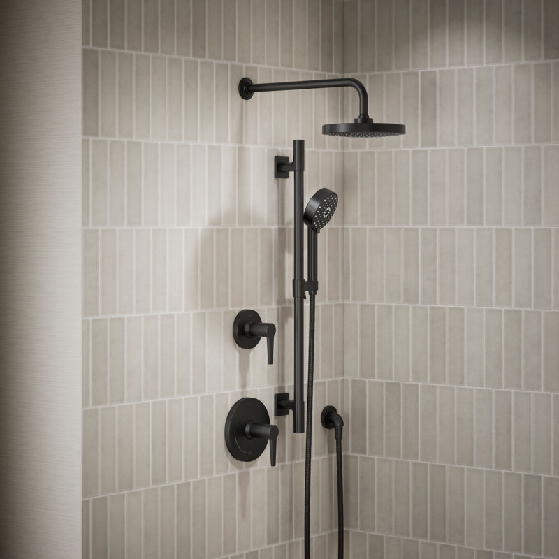 Awaken Tub & Shower Faucet, Matte Black
