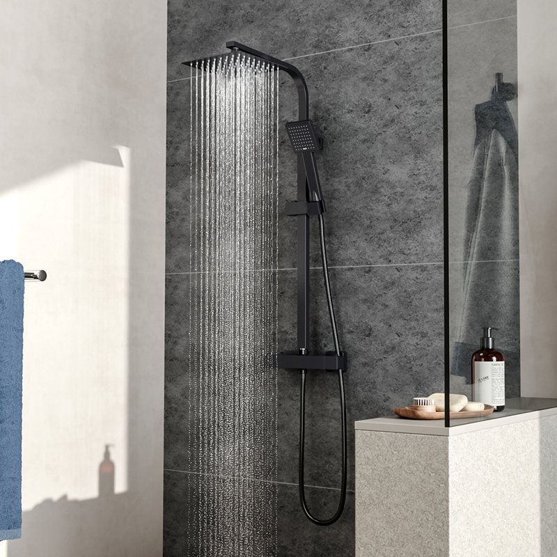 Resnick Thermostatic Shower with Dual Shower Head