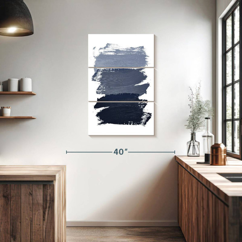 Avery Blue Paint, 38" H x 24" W