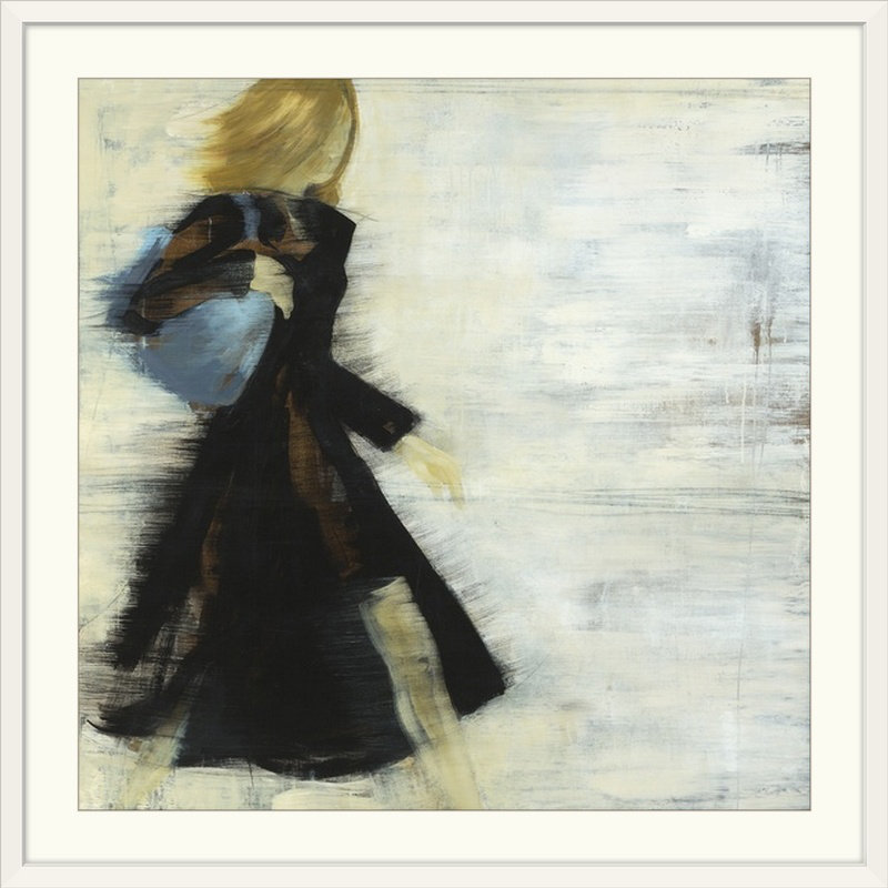 'avance Rapide Par Kari Taylor Peinture Impression, 20" H x 20" lx 1" p, Encadré Blanc