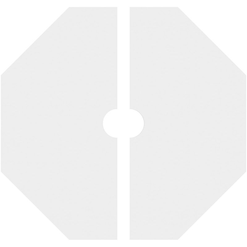 Médaillon de plafond contemporain en PVC de qualité architecturale 14 po x P 2 po x P 5 1/2 po x P 1 po Westin