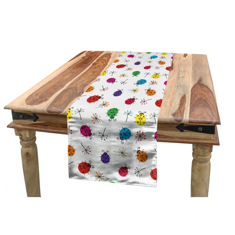 Chemin de table géométrique Saint-Valentin, 72 po x 16 po