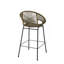 Tabouret de bar d'extérieur en faux osier, ensemble de 2-832764021