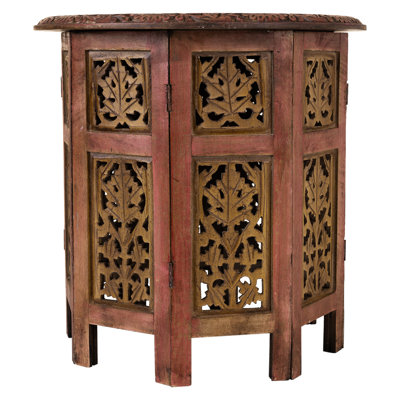 Aramus Solid Wood Abstract Coffee Table