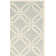 Tapis gris clair / ivoire en laine touffeté à la main Deedgra Christoffel