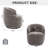 Genece Upholstered Swivel Accent Chair-36038109