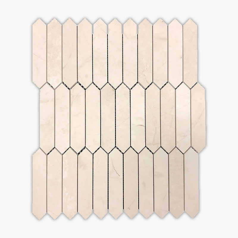 Piquet de mosaïque en marbre 1x4 Aero