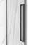 Ensemble de douche rectangulaire en alcôve noir 60 po x 78,6 po Alexandria