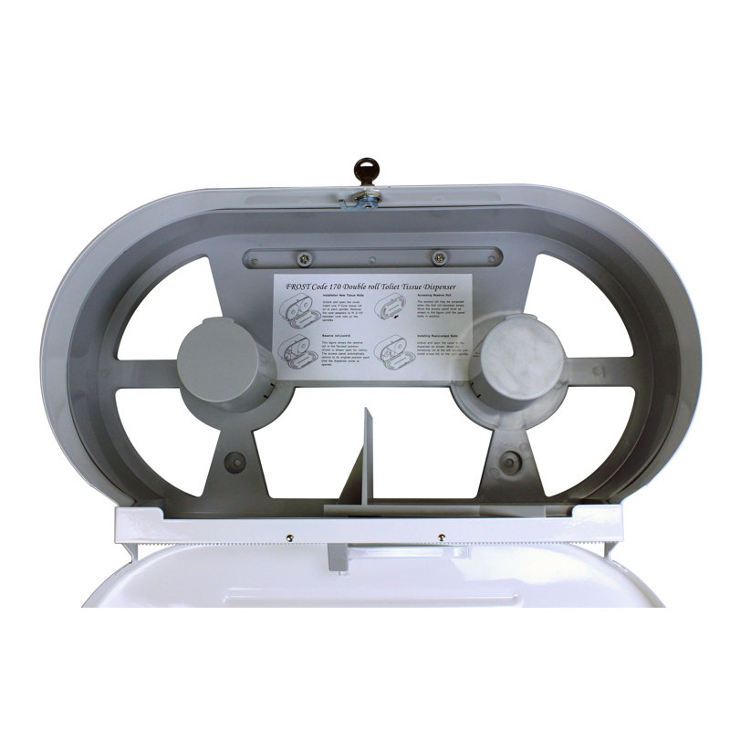 Distributeur de papier hygiénique simple jumbo, Blanc
