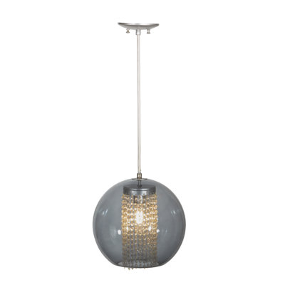 Luminaire suspendu à globe unique à 1 lumière