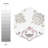 Fantasy Hex Series 8.63" x 9.88" Porcelain Patterned Wall & Floor Tile