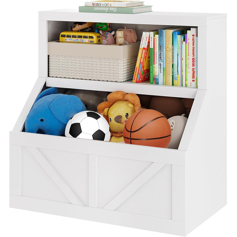 81.5cm H x 80cm W Bookcase, White