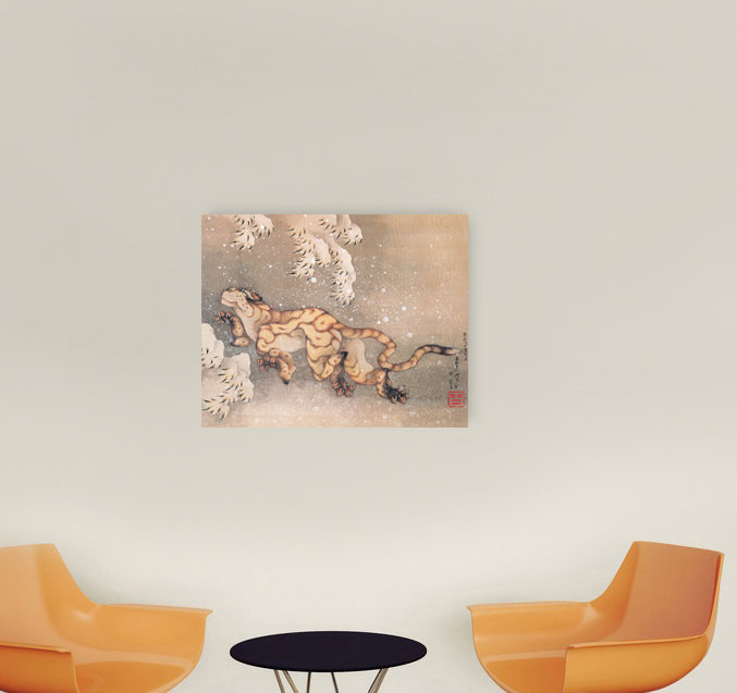 Hokusai - No Frame Print on Wood