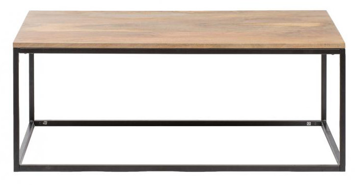 Pols Solid Wood Solid Coffee Table, 45 cm H x 117 cm W x 70 cm D