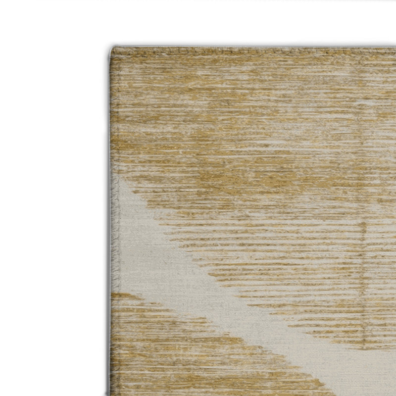 Tapis beige abstrait intérieur et extérieur, Rectangulaire 2 pi x 3 pi