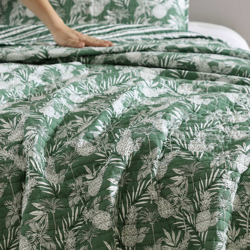 Pineapple Venture Quilt, Twin Quilt + 1 Standard Sham