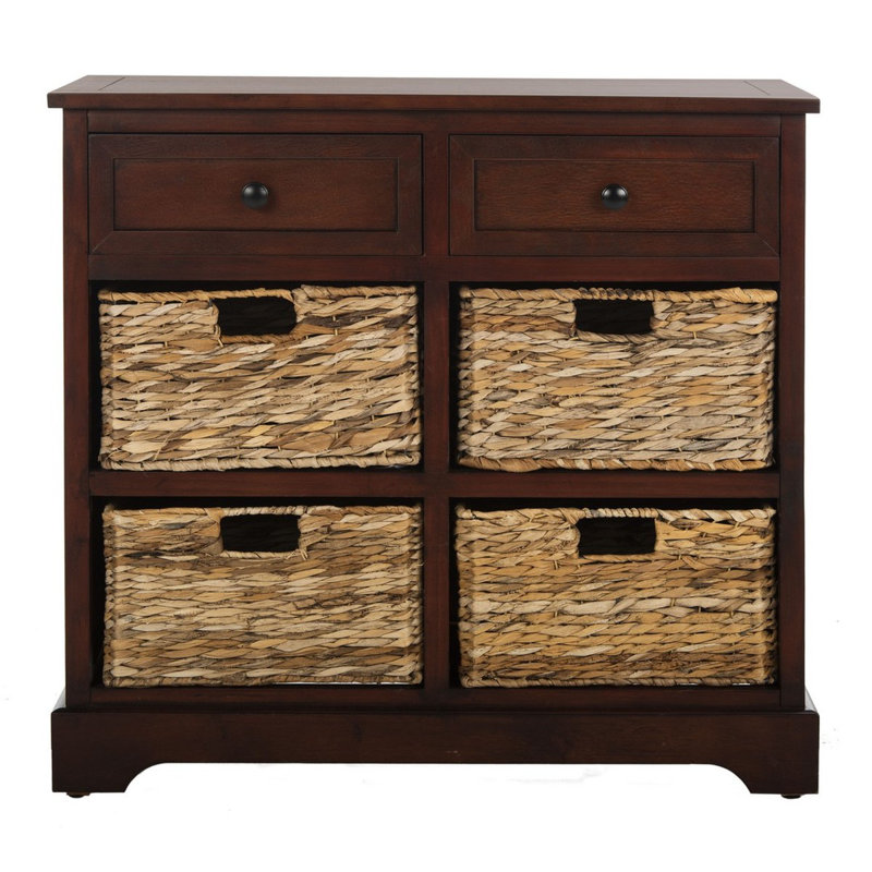 Painswick Solid Wood Accent Chest, Dark Cherry