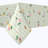 Rectangular Tablecloth, 100% Cotton, 52X104", Springtime Floral Stripe-368922691