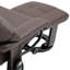 Fauteuil inclinable de massage avec repose-pieds HOMcom