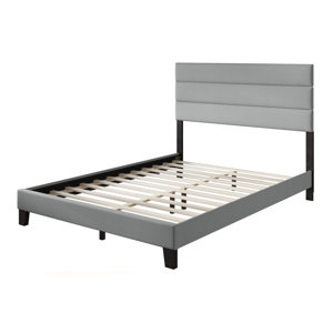 Wade Logan® Antrone Upholstered Platform Bed & Reviews | Wayfair