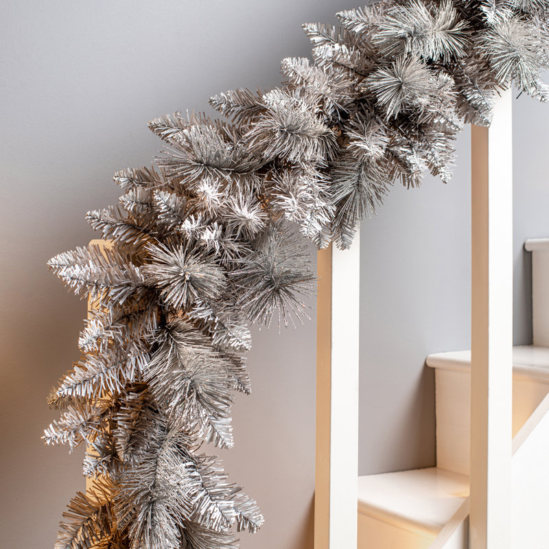 1.8m Silver Tip Garland