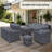 Lovall Rattan Wicker Patio Seating Group Cover