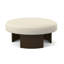Eclipse Round Boucle and Velvet Ottoman-70373532-70373639