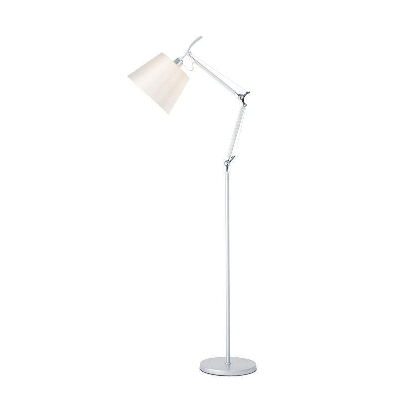 Persis 165cm Polished Chrome Task Floor Lamp