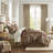 4 Piece Comforter Set Burgundy-119416981