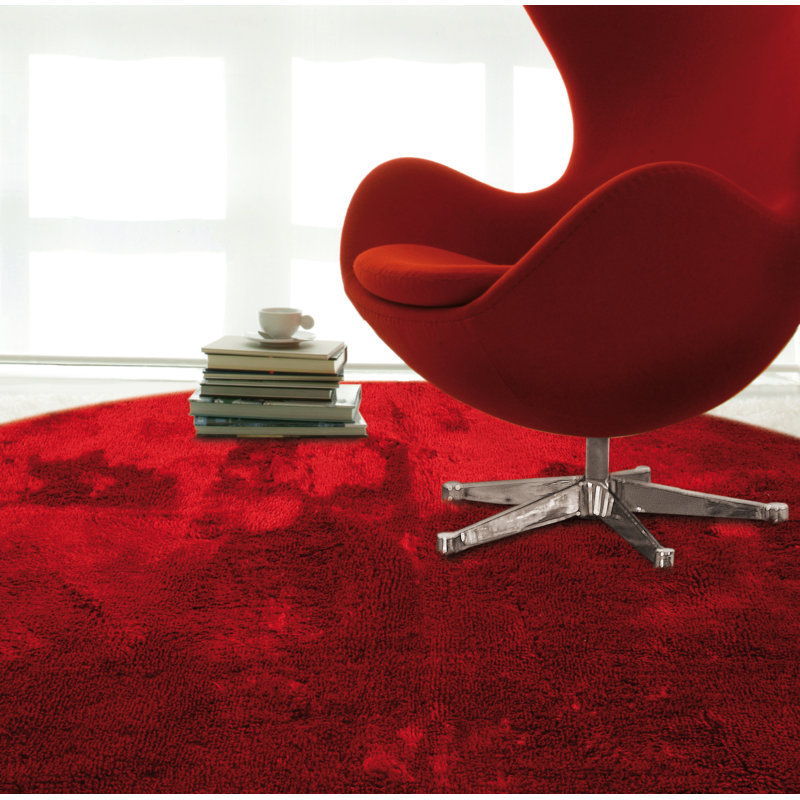 Round Tapp Solid Colour Area Rug, Round 200cm