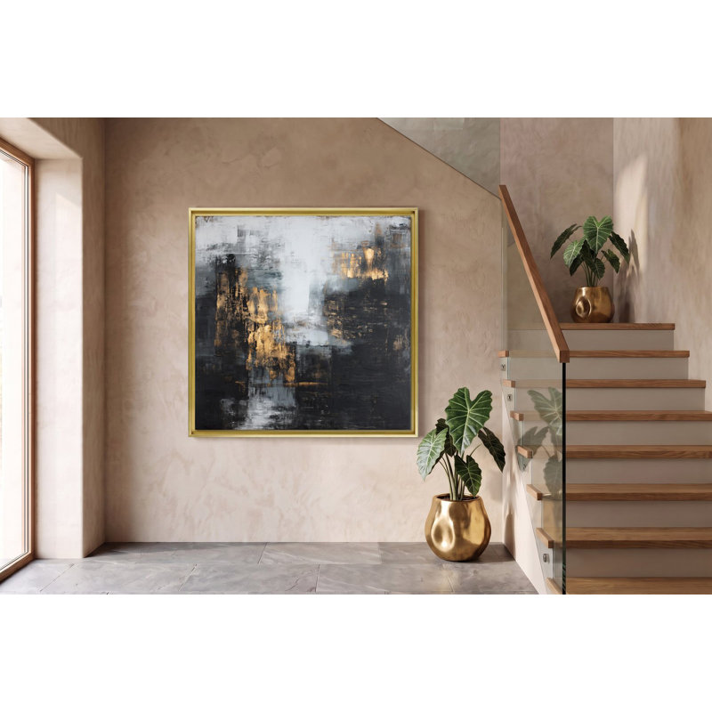 Nocturne in Gold, 20" H x 20" W
