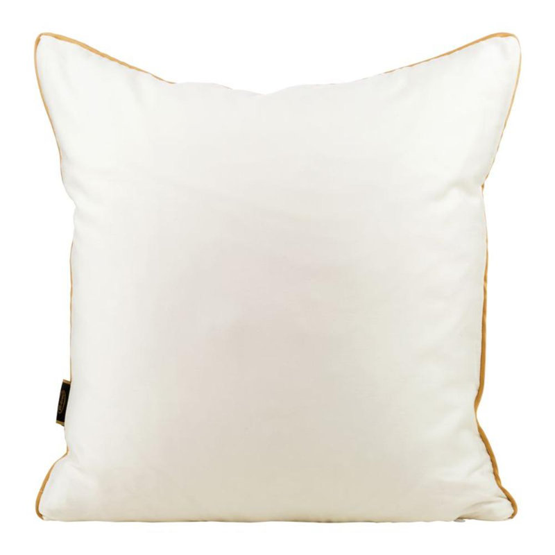 Microfiber Square Pillow Case, Cream