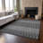 Premium Machine Washable Prisco Gray Rug-807395669