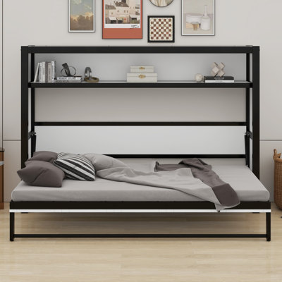 Lit escamotable avec tablettes Murphy