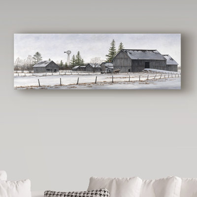 Ezichi Amish Winter by John Morrow - Print on Canvas