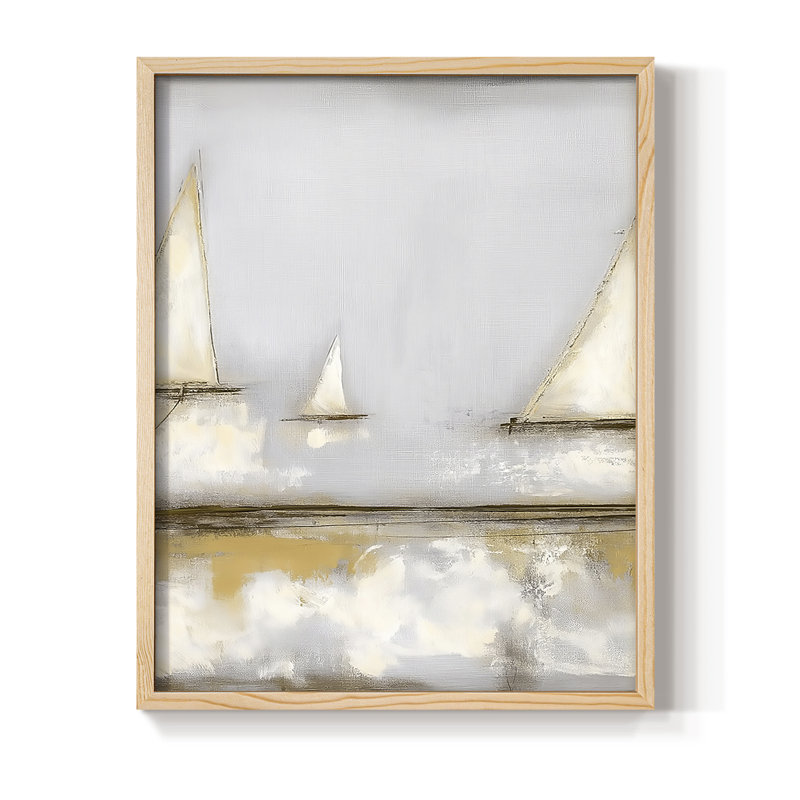 NAUTICAL Series CLXV, reproduction encadrée - bois massif, H 15 po x l 12 po