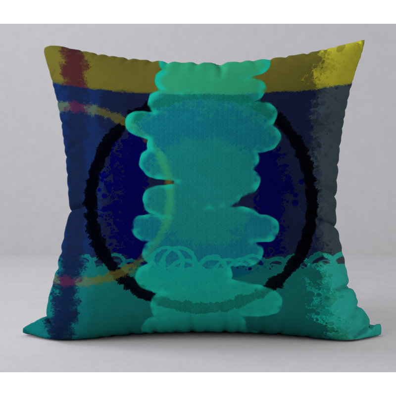 Très grande housse de coussin carrée Sibilla, H 18 po x l 18 po
